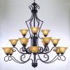 Wrought Iron Chandelier (Photo 6 of 15)