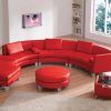 Red Faux Leather Sectionals (Photo 11 of 15)