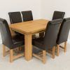 Oak Dining Tables And Leather Chairs (Photo 2 of 25)