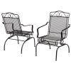 Outdoor Patio Metal Rocking Chairs (Photo 2 of 15)