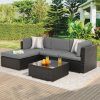 Outdoor Rattan Sectional Sofas With Coffee Table (Photo 2 of 15)