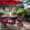 Patio Dining Sets With Umbrellas (Photo 3 of 15)