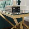 Dining Tables With Brushed Gold Stainless Finish (Photo 21 of 25)