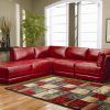 Red Leather Sectionals With Chaise (Photo 7 of 15)