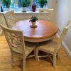 Round Oak Dining Tables And 4 Chairs (Photo 7 of 25)