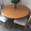 Round Oak Dining Tables And 4 Chairs (Photo 20 of 25)