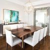 Walnut And Antique White Finish Contemporary Country Dining Tables (Photo 13 of 25)