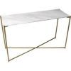 White Marble And Gold Console Tables (Photo 8 of 15)