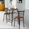 Berrios 3 Piece Counter Height Dining Sets (Photo 15 of 25)