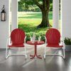 Bate Red Retro 3 Piece Dining Sets (Photo 11 of 25)