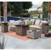 Patio Conversation Sets With Gas Fire Pit (Photo 11 of 15)