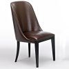 Dark Brown Leather Dining Chairs (Photo 6 of 25)