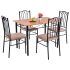 2024 Latest Rossi 5 Piece Dining Sets