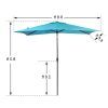 Fordbridge Rectangular Market Umbrellas (Photo 4 of 25)
