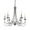 Four-Light Antique Silver Chandeliers (Photo 1 of 15)