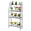 Four-Tier Metal Plant Stands (Photo 1 of 15)