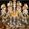 Soft Gold Crystal Chandeliers (Photo 10 of 15)