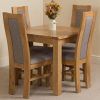 Oak Dining Tables And Fabric Chairs (Photo 8 of 25)