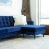 102" Stockton Sectional Couches With Reversible Chaise Lounge Herringbone Fabric (Photo 13 of 14)