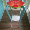 Painted Wood Plant Stands (Photo 9 of 15)