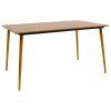 Dining Tables In Seared Oak With Brass Detail (Photo 24 of 25)