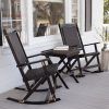 White Resin Patio Rocking Chairs (Photo 13 of 15)