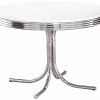 Retro Round Glasstop Dining Tables (Photo 20 of 25)