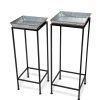 Galvanized Plant Stands (Photo 4 of 15)