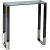 Geometric Glass Modern Console Tables (Photo 5 of 15)