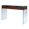 Geometric Glass Modern Console Tables (Photo 3 of 15)