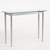 Geometric Glass Modern Console Tables (Photo 13 of 15)