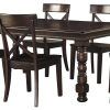 Laurent 7 Piece Rectangle Dining Sets With Wood Chairs (Photo 17 of 25)
