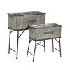 Galvanized Plant Stands (Photo 11 of 15)