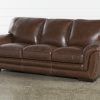 Faux Leather Sofas In Dark Brown (Photo 15 of 15)