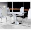 White High Gloss Dining Chairs (Photo 17 of 25)