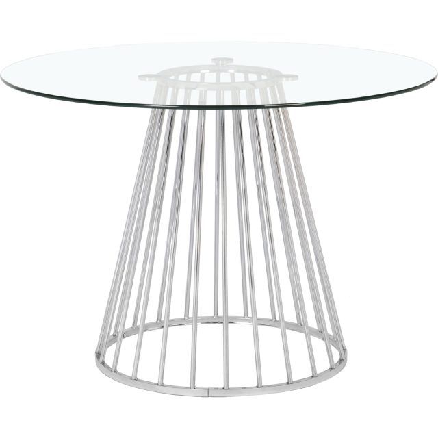 The Best Chrome Dining Tables with Tempered Glass