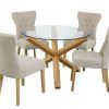 Glass And Oak Dining Tables And Chairs (Photo 3 of 25)
