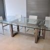 Glass And Stainless Steel Dining Tables (Photo 7 of 25)