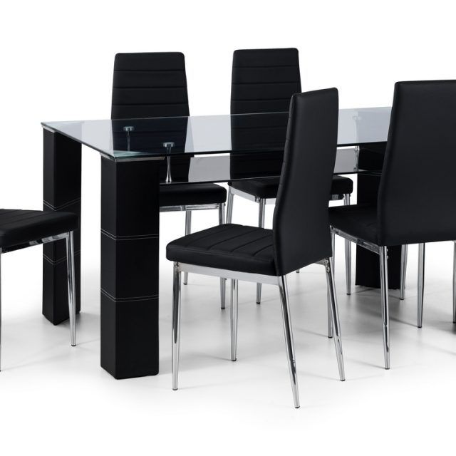 2024 Latest Glass Dining Tables 6 Chairs