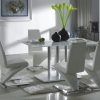 Glass Dining Tables And Leather Chairs (Photo 8 of 25)