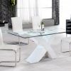 Glass Dining Tables White Chairs (Photo 11 of 25)