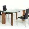 Glass Dining Tables With Wooden Legs (Photo 14 of 25)