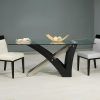 Glass Dining Tables With Wooden Legs (Photo 16 of 25)