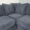 Gneiss Modern Linen Sectional Sofas Slate Gray (Photo 19 of 25)