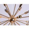 Gold And Wood Sputnik Orb Chandeliers (Photo 9 of 15)