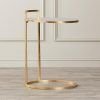 Geometric Glass Top Gold Console Tables (Photo 12 of 15)