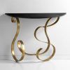 Metallic Gold Console Tables (Photo 9 of 15)