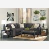 2Pc Burland Contemporary Sectional Sofas Charcoal (Photo 21 of 25)
