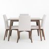 Goodman 5 Piece Solid Wood Dining Sets (Set Of 5) (Photo 11 of 25)