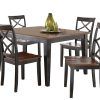 Goodman 5 Piece Solid Wood Dining Sets (Set Of 5) (Photo 7 of 25)